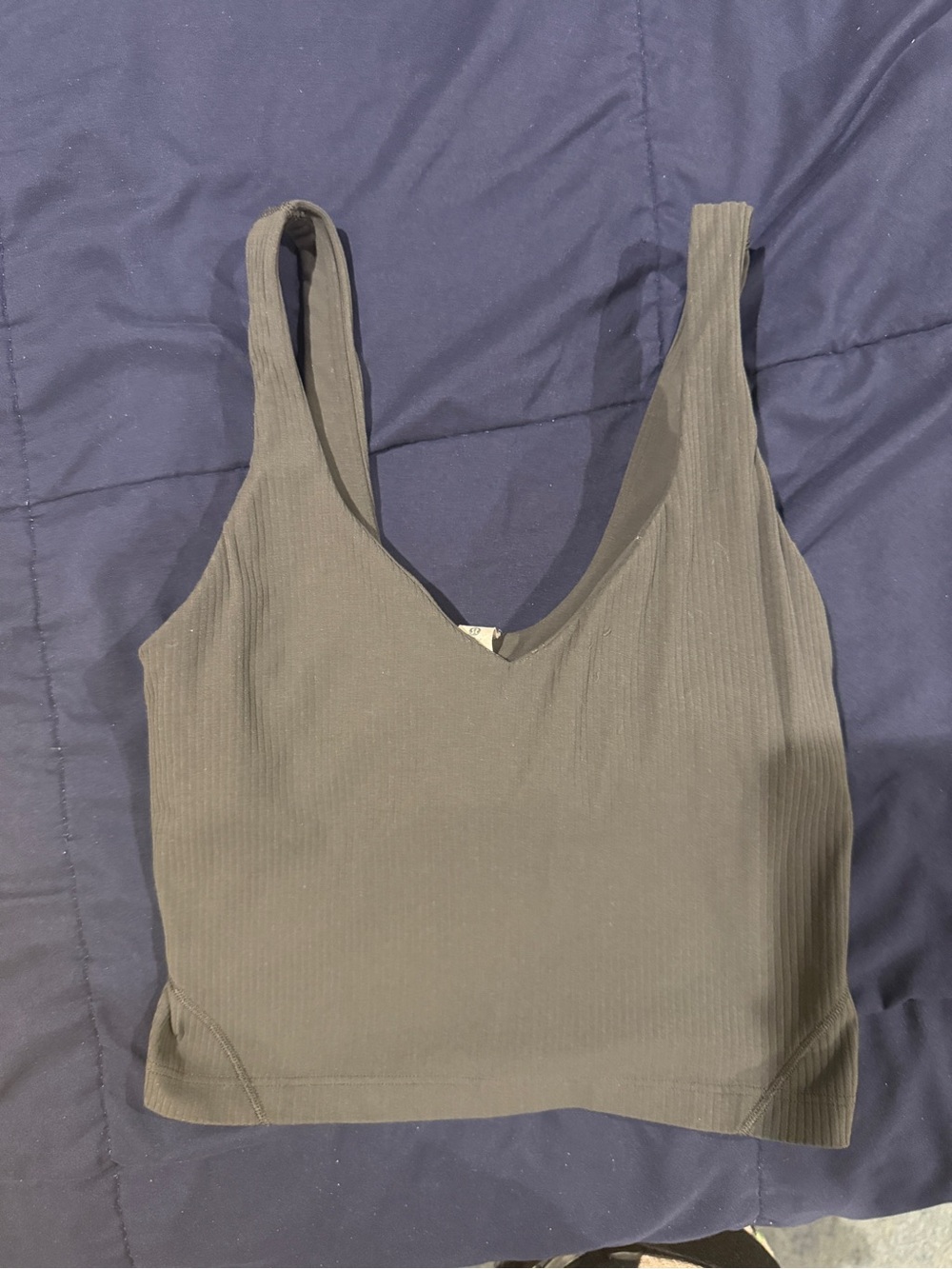 Gray Ribbed Lululemon Align Tank Top Size 4
